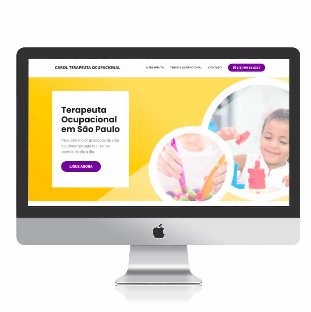 Website Carol Terapeuta Ocupacional por Clicsites