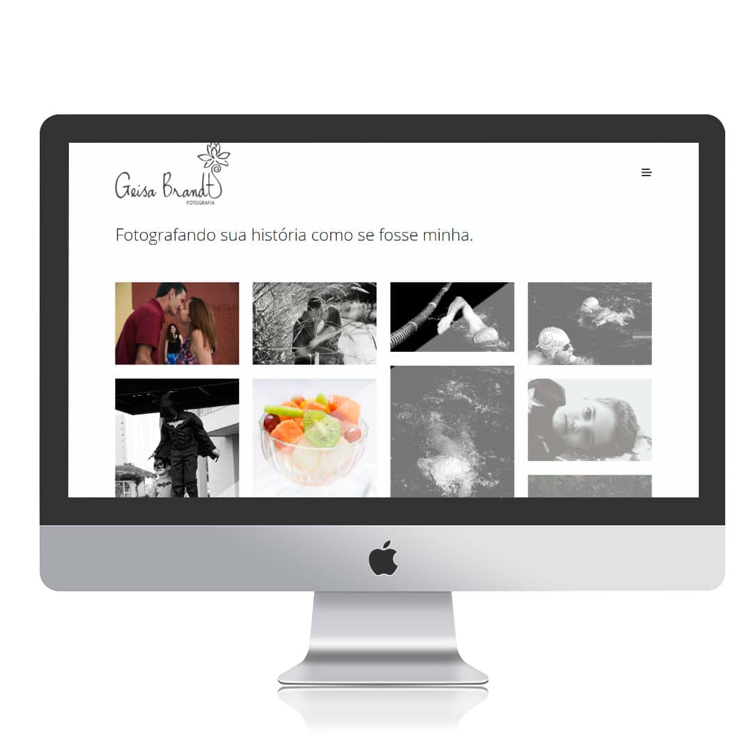 Website Geisa Brandt por Clicsites