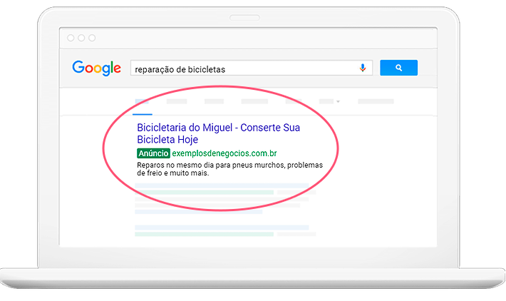 Campanha do Google Ads por Clicsites